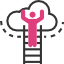 icon depicting Cloud native